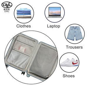 DWL Nouvelle valise d'affaires de 20 pouces à la mode Marine/Vert pomme Bagage d'embarquement à main avec design élégant - Product Image 5