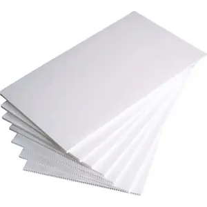 Vente en gros échantillon gratuit feuille de plastique coroplast ondulé blanc 4x10 de haute qualité en PP avec ligne de production