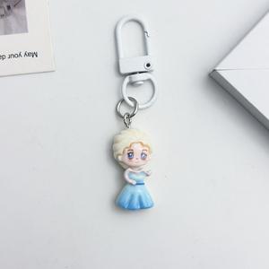 Porte-clés léger <span class=keywords><strong>en</strong></span> plastique motif <span class=keywords><strong>sirène</strong></span> de dessin animé, neige et glace, mignon pour <span class=keywords><strong>petite</strong></span> fille, idéal pour sac d'écolière, sac à cœur pour fille, cadeau pour meilleure amie - Product Image 3