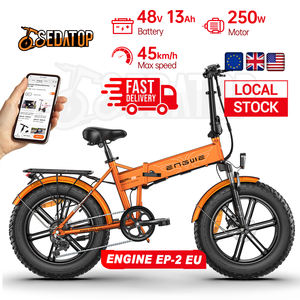 Vélo électrique pliable Engwe <span class=keywords><strong>Ep2</strong></span> <span class=keywords><strong>Pro</strong></span> 750W 48V à pneus larges, 20 pouces, 12.8Ah, 250W EU 48V 13Ah Engwe Korting Fatbike Ep-2 <span class=keywords><strong>Pro</strong></span> Pologne - Product Image 1