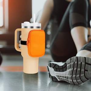 Bolsa para Botella de Agua, Cinturón Deportivo Compatible con Stanley Quencher Adventure 40oz y IceFlow 20oz 30oz, Riñonera para Gimnasio - Product Image 5