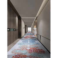 Alfombra Axminster de Alta Definición con Patrón, de Pared a Pared, para Proyectos Hoteleros de Calidad, Fácil de Limpiar y Mantener