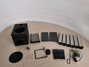 Poêle à bois de Camping Portable avec porte en verre pour Camping randonnée voyage tente poêle avec cheminée - Product Image 6