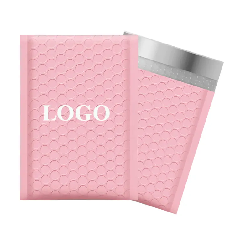 Custom Logo Mailing Bags Mooie Print Schokbestendige Enveloppen Gewatteerde Bubble Poly Bubble Mailers