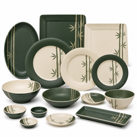 Service de table en mélamine en gros avec vaisselle en mélamine et assiettes en mélamine assorties