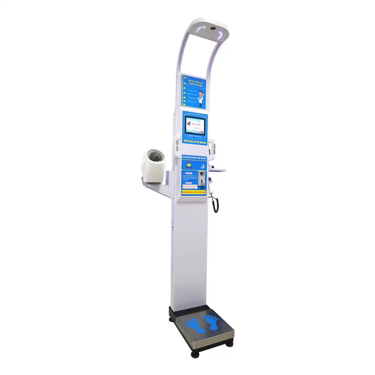 DHM-15A BMI Medical Health Check Kiosk mit Analyse der Körper zusammensetzung