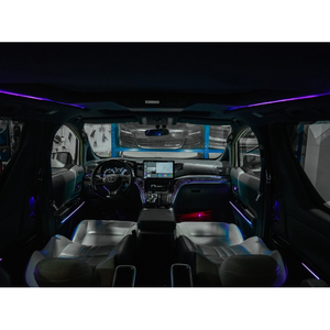 ไฟตกแต่งภายในรถยนต์แบบ RGBIC LED Symphony Acrylic Strip สำหรับ Toyota Alphard 20 Series LHD/RHD ปี 2008-2015 ขายส่ง - Product Image 2