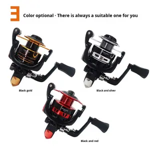 <span class=keywords><strong>Moulinet</strong></span> à bouche inclinée en métal ultra-léger KM pour la pêche à la canne à pêche longue avec appât - Product Image 4