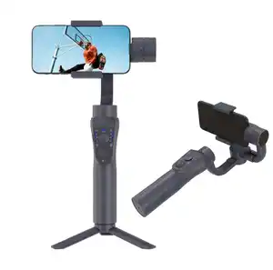 S5B kamera Video asli pabrik penstabil Gimbal 360 Ai pelacakan wajah otomatis Tripod tongkat Selfie anti-guncang cerdas