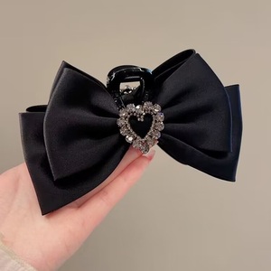 Fermaglio per donna alto <span class=keywords><strong>Sence</strong></span> Clip per squalo Double face grande fiocco per capelli fermaglio per capelli grande fiocco con fiocco di cristallo fermaglio per capelli - Product Image 6