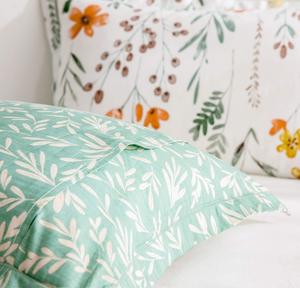 Ensemble de housse de <span class=keywords><strong>couette</strong></span> taille unique, motif Floral, imprimé plante de printemps, 90x90 pouces, ensemble de literie - Product Image 4