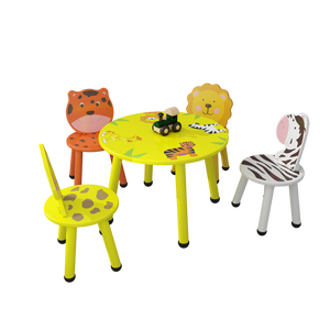 Chất lượng tốt rắn bàn gỗ trẻ em bàn Bàn với phim hoạt hình <span class=keywords><strong>s</strong></span>ơn trường hợp - Product Image 4