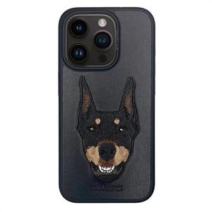 Funda <span class=keywords><strong>de</strong></span> Cuero con Bordado <span class=keywords><strong>de</strong></span> Animales Original <span class=keywords><strong>de</strong></span> POLO, Funda para Teléfono con Bordado <span class=keywords><strong>de</strong></span> Tigre, Lobo y Gato para iPhone 12, 13, 14, 15 Pro Max - Product Image 2