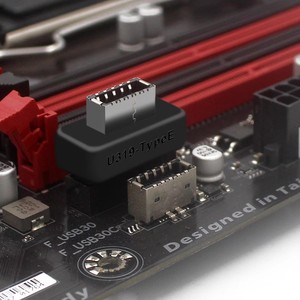 Adaptateur <span class=keywords><strong>USB3</strong></span> 19P20P vers TYPE E pour carte mère et port de câble C frontal du boîtier, intégrés. - Product Image 3