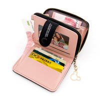 Dompet Pendek Wanita Harga Murah, Dompet Resleting Motif Cinta, Tas Kartu Wanita Bahan PU, Produsen Grosir