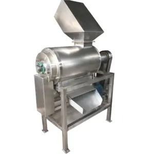 industrial screw type apple juice extractor machine