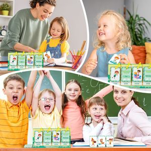 Tarjetas de memoria con verbos de acción y soporte plegable para niños, tarjetas de <span class=keywords><strong>aprendizaje</strong></span> de vocabulario para el comportamiento diario de niños pequeños a partir de 3 años - Product Image 5