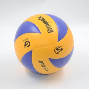 Pelota de voleibol cosida de tamaño estándar, pelota de voleibol de PVC de alta calidad para interior y exterior, artículos de juego