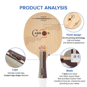 Lame <span class=keywords><strong>de</strong></span> <span class=keywords><strong>ping</strong></span>-<span class=keywords><strong>pong</strong></span> en carbone adaptée aux joueurs <span class=keywords><strong>de</strong></span> niveau avancé lame <span class=keywords><strong>de</strong></span> tennis <span class=keywords><strong>de</strong></span> table professionnelle - Product Image 3