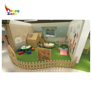 Equipamento de casinha de dramatização infantil personalizada de fábrica na China, tema de fazenda, brinquedos de fantasia para playground interno