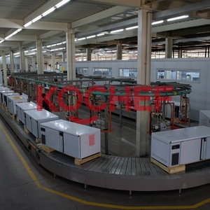 American Style Large Capacity Efficient Cooling Fresh Refrigerator Commercial Two Doors Upright Chiller/Freezer - Product Image 5