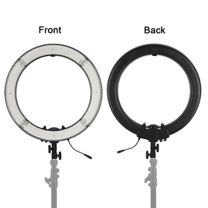 RL-18 Anneau lumineux LED dimmable de 18 pouces 55W pour maquillage, éclairage d'appoint pour artistes, vidéastes et photographies - Product Image 1