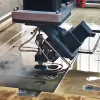 Offre Spéciale CNC 5 axes jet d'eau coupeur de métal en acier inoxydable machine de découpe d'eau