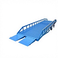 Pont d'accès mobile YFK, rampe de levage hydraulique manuelle de grande capacité pour le chargement de conteneurs et l'entreposage