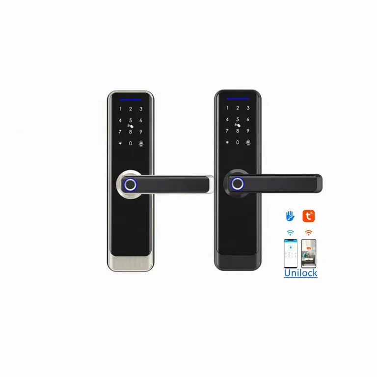 Unilock New Arrival Biometric finger print tuya wifi smart door lock