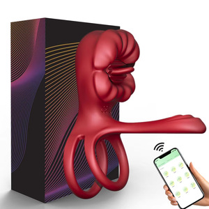 Drop Shipping Silicone <span class=keywords><strong>M</strong></span> vibrazione asta bocca cazzi Ring Sex Toys - Product Image 6