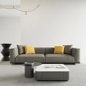 Chất lượng cao ý da sofa đồ nội thất được sử dụng cho nhà văn phòng tùy chỉnh kích thước