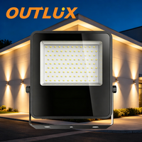 Reflector LED para Exteriores de Aluminio con Control Remoto a Prueba de Agua IP65, 10W-300W, Ajustable, de Alta Luminosidad