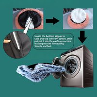 Coussin rond pour chien en peluche douce, plusieurs couleurs, amovible, lavable, moelleux, type donut, tapis pour chien et chat, canapé pour chien, lit portable pour animaux de compagnie