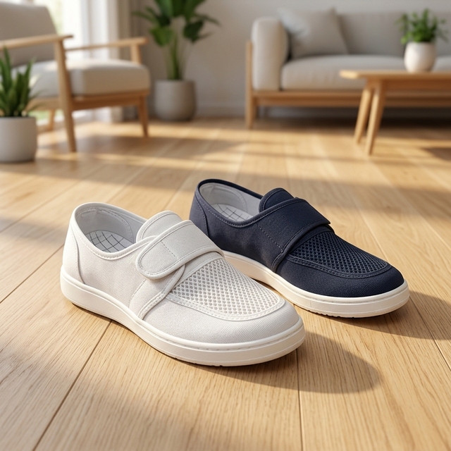 Factory Supply PU Canvas Single Mesh Surface Work Shoes White with for Dust-Free Breathable Anti-Static Shoes