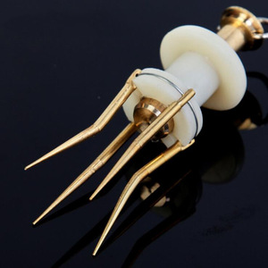 Clips simples pour vers rouges, clips pour sangsues, tête en cuivre, corps en plastique, pour la pêche à la carpe en eau douce - Product Image 1