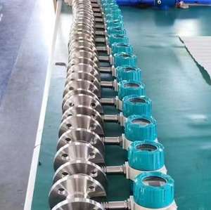 DN25デジタルLCDディスプレイ可変面積流量計 +-1% 精度ステンレス鋼オイル/水媒体フランジ接続OEM - Product Image 6