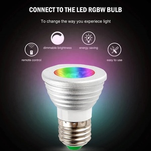 5W RGB Bóng Đèn Pha E27 <span class=keywords><strong>GU10</strong></span> GU5.3 MR16 LED RGBW/RGBWW Bóng Đèn 16 Màu Có Thể Thay Đổi Từ Xa Trang Trí Nhà Đèn Đèn AC85-265V - Product Image 3