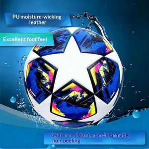 Ballon de football de la Coupe d'Europe, renforcé, anti-explosion, résistant à l'usure, avec logo imprimé sans couture, idéal pour le sport et le basketball, fabriqué au Guangdong. - Product Image 4