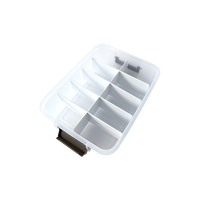 Boîte de rangement transparente verrouillable pour jouets, organisateur de blocs de construction avec compartiments, organisateur de jouets pour enfants