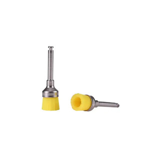 SJ brosses de polissage de prophylaxie de Style de tasse en Nylon coloré jetable brosse de prophylaxie de Style de tasse dentaire avec la tige en métal - Product Image 5