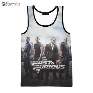 <strong>Fast</strong> &amp; <strong>Furious</strong> 3D Digital Printing Tank Top for Men Hot Custom All Over Print Graphics Sleeveless Tops Printed 3D <strong>T</strong> <strong>Shirts</strong> - Product Image 6