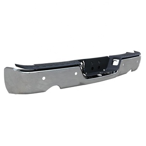 Parachoques Trasero Cromado para <span class=keywords><strong>Dodge</strong></span> Ram 1500 2009-2018, Modelo de Escape Doble, Kit de Parachoques Trasero con Orificio para Sensor (Compatible con: Ram 1500 2009) - Product Image 2
