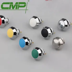 Momentary Metal Switch CMP 12mm Metal Momentary Snap-action Sealed Push Button Switch