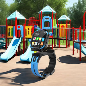 ساعة ذكية Q19 MAX مقاومة للماء للأطفال مع خاصية مكافحة الضياع ونداء الطوارئ وبطاقة SIM وGPS وشاشة IPS عالية الدقة لنظامي أندرويد وآيفون - Product Image 3