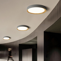 Plafonnier LED moderne de haute qualité avec télécommande, en fer, AC 4000K, IRC 80, sans scintillement, couleur réglable, vente chaude Zhongshan