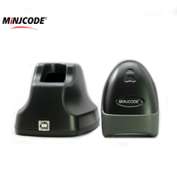 MINJCODE MJ 2870 2D 2.4G QR lecteur de codes à barres sans fil Base USB pour lecteur de codes à barres d'inventaire d'entrepôt de détail