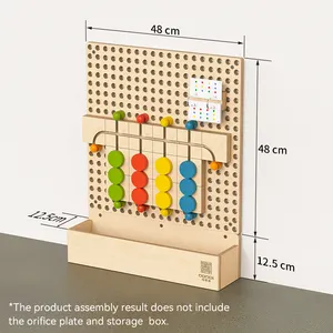 لوحة ألعاب خشبية ألغاز كرتونية مجموعة ألعاب تعليمية للعلم والهندسة للأطفال