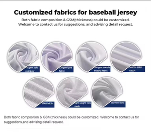 Uniforme de Béisbol Personalizado al por Mayor, Camiseta de Malla Transpirable con Botones y Bordado, Tallas Grandes, Secado Rápido, Absorbe la Humedad - Product Image 5