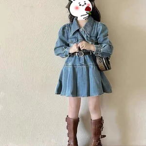 Denim Fashion Girls Dress - Wholesale Quality & Style