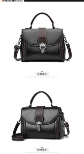 Vintage Top-handle Leather Shoulder Bag <b>Small</b> Crossbody <b>Handbags</b> - Product Image 4